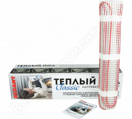 Нагревательный мат REXANT Classic RNX -1,0-150 51-0502-2